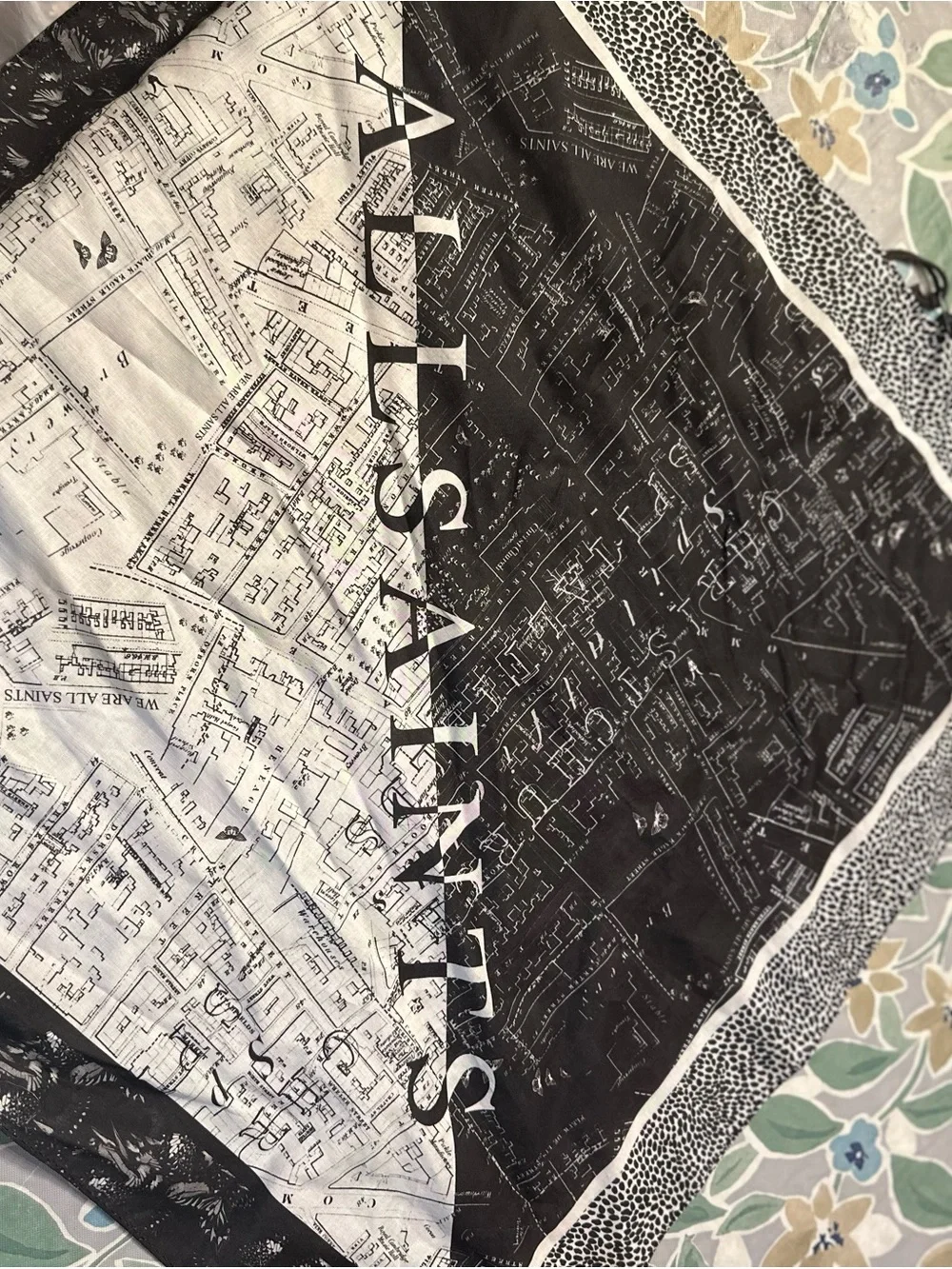 All Saints graphic map